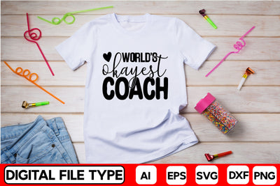 World's Okayest Coach SVG CraftlabSvg29 