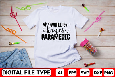 World's Okayest Paramedic SVG CraftlabSvg29 