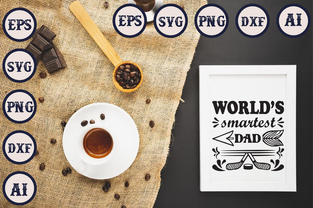 World’s Smartest Dad SVG Craftlabsvg24 