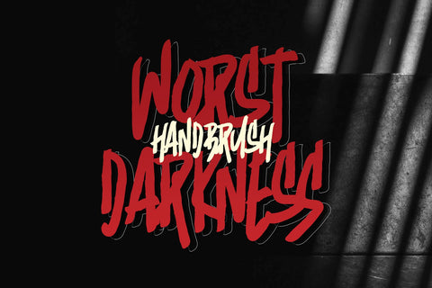 Worst Darkness Font Dumadistyle 