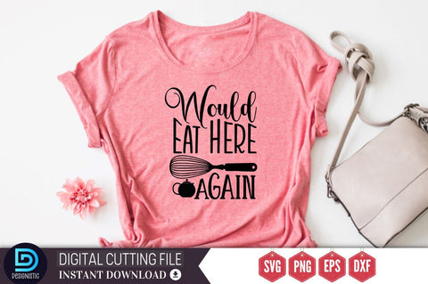 Would eat here again SVG SVG DESIGNISTIC 