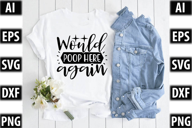 would poop here again SVG SVGista 