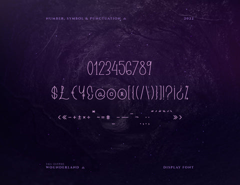 Wounderland Modern Serif Font inferno.studio3 