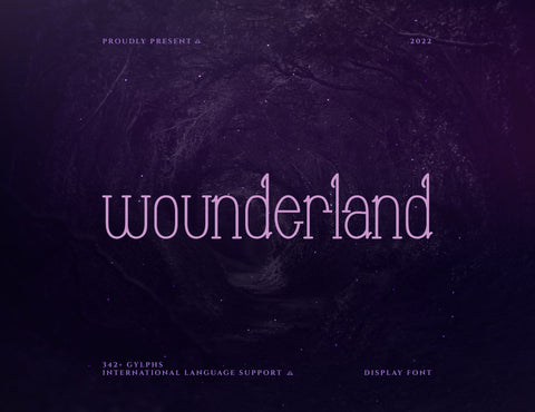Wounderland Modern Serif Font inferno.studio3 