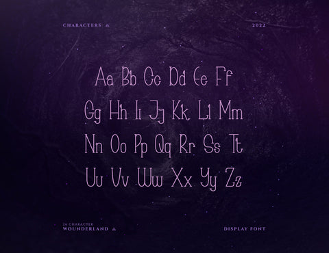 Wounderland Modern Serif Font inferno.studio3 