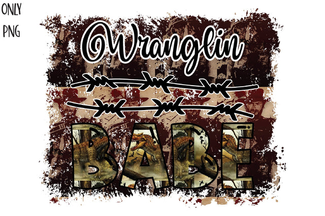 Wranglin Babe Sublimation PNG Sublimation Jagonath Roy 