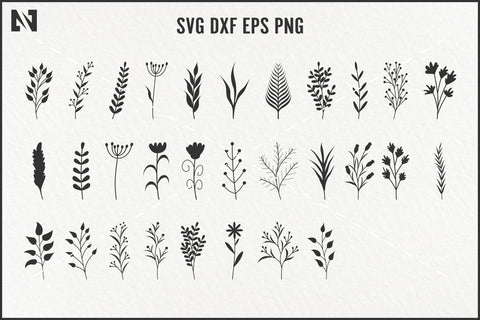 Wreath and Swirl Svg Bundle, Wreath Svg, Flourish Svg SVG Pinoyart Kreatib 