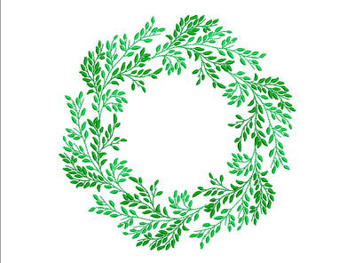 Wreath Embroidery Design Embroidery/Applique DESIGNS Nino Nadaraia 