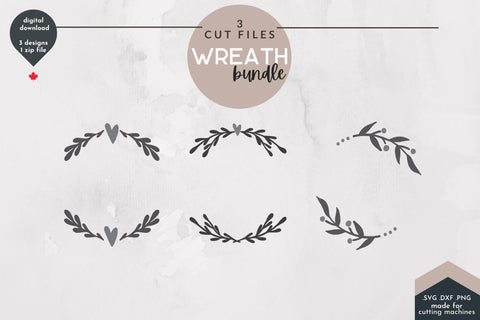 Wreath Mini Bundle SVG Lettershapes 
