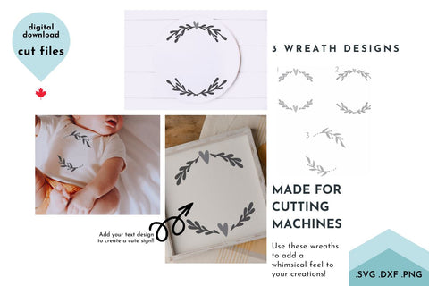 Wreath Mini Bundle SVG Lettershapes 