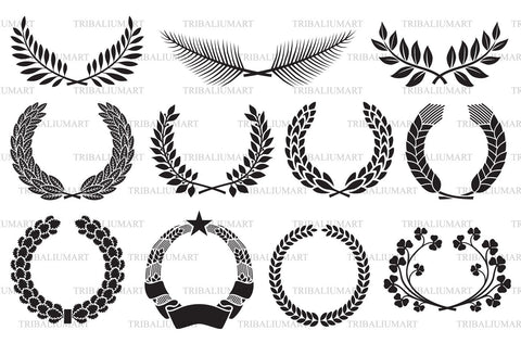 Wreath set SVG TribaliumArtSF 