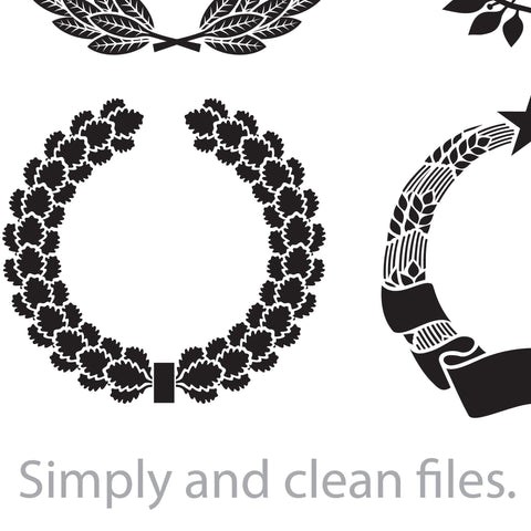 Wreath set SVG TribaliumArtSF 