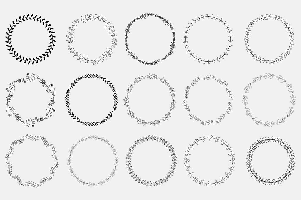 Wreath SVG Bundle - So Fontsy