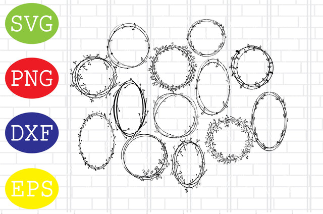 Wreath Svg Bundle! Wreath Clipart, Monogram Frame, Christmas Wreath Svg, Leaves Svg, Flourishes Svg SVG DigitalSvgFiles 