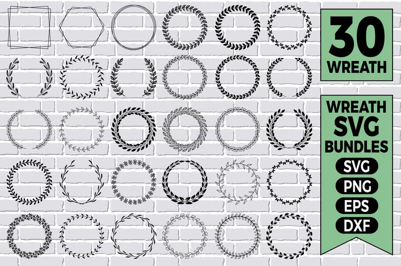 Wreath Svg Bundles SVG SH_Tee store 