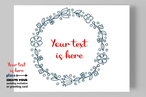 Wreath SVG cut file for Family Monogram, Mailbox, wedding cart, svg creator SVG Zoya Miller 