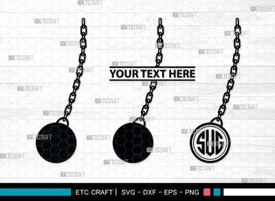 Wrecking Ball Monogram, Wrecking Ball Silhouette, Wrecking Ball SVG, Smashing Svg, Demolition Svg, Cracked Wall Svg, Explosion Svg, SB00483 SVG ETC Craft 