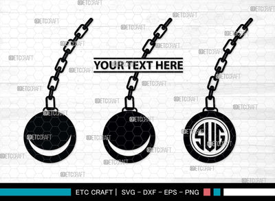 Wrecking Ball Monogram, Wrecking Ball Silhouette, Wrecking Ball SVG, Smashing Svg, Demolition Svg, Cracked Wall Svg, Explosion Svg, SB00483 SVG ETC Craft 