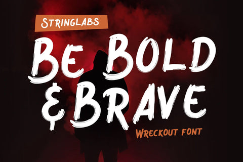 Wreckout - Decorative Brush Font Font StringLabs 