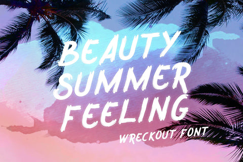 Wreckout - Decorative Brush Font Font StringLabs 