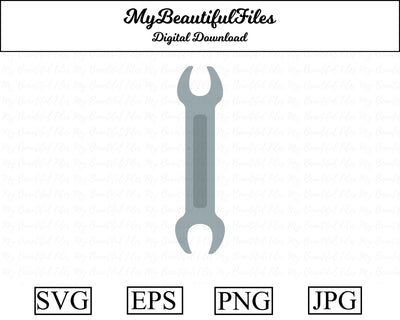 Wrench Clipart SVG MyBeautifulFiles 