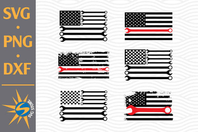 Wrench US Flag SVG, PNG, DXF Digital Files Include SVG SVGStoreShop 
