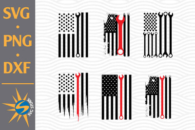 Wrench US Flag SVG, PNG, DXF Digital Files Include SVG SVGStoreShop 
