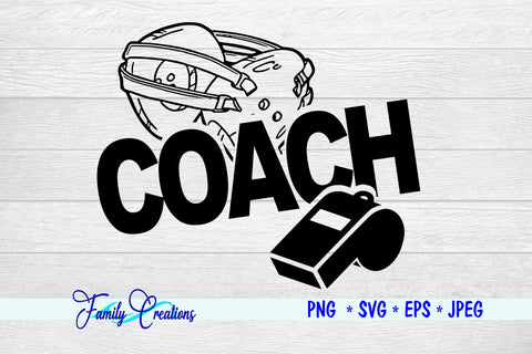 Wrestling Coach SVG Family Creations 