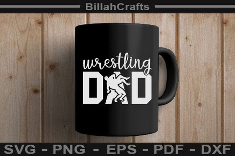 Wrestling Dad SVG File SVG BillahCrafts 