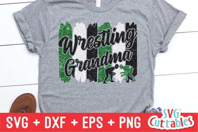 Wrestling Grandma svg - Wrestling Cut File - svg - eps - dxf - png - Wrestling Team - Silhouette - Cricut - Digital File SVG Svg Cuttables 