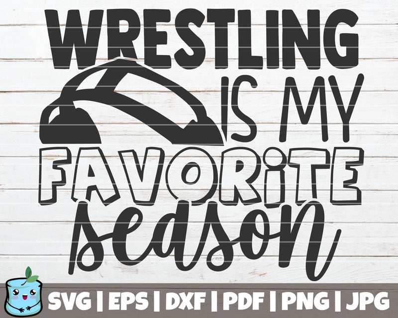 Wrestling Is My Favorite Season SVG MintyMarshmallows 