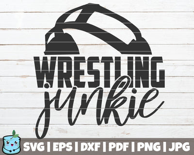 Wrestling Junkie SVG MintyMarshmallows 