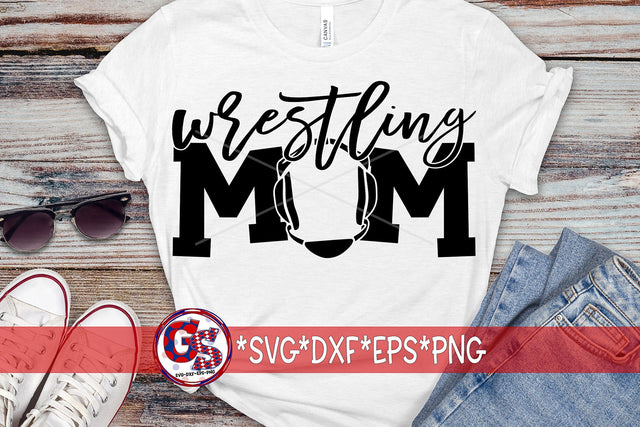 Wrestling Mom SVG DXF EPS PNG SVG Greedy Stitches 