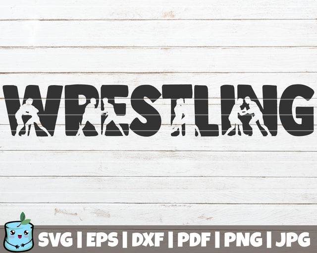 Wrestling SVG MintyMarshmallows 