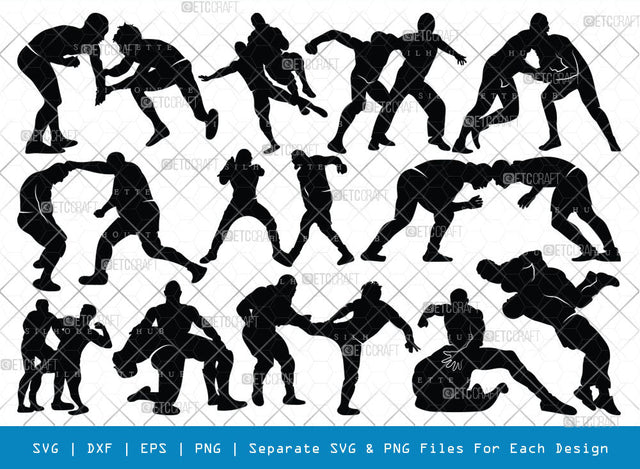 Wrestling SVG, Wrestling Silhouette, Sports Svg, MMA Svg, Arm Wrestling Svg, Man Svg, Player Svg, Wrestling Bundle SVG ETC Craft 