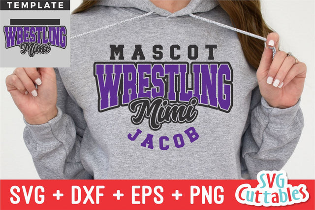 Wrestling svg - Wrestling Template 0025 - svg - eps - dxf - png - Wrestling Cut File - Wrestling Team - Silhouette - Cricut - Digital File SVG Svg Cuttables 