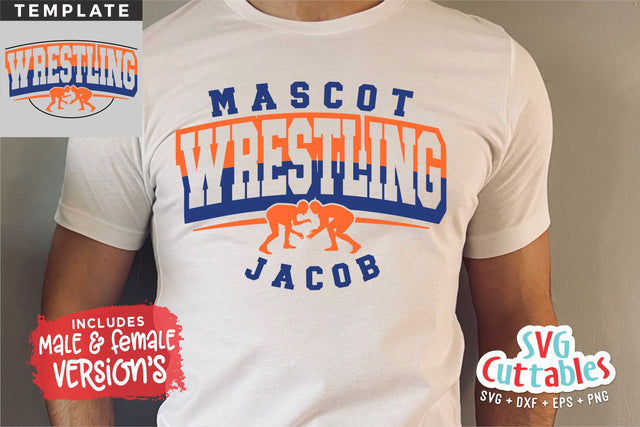 Wrestling svg - Wrestling Template 0029 - svg - eps - dxf - png - Wrestling Cut File - Wrestling Team - Silhouette - Cricut - Digital File SVG Svg Cuttables 