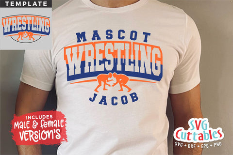 Wrestling svg - Wrestling Template 0029 - svg - eps - dxf - png - Wrestling Cut File - Wrestling Team - Silhouette - Cricut - Digital File SVG Svg Cuttables 