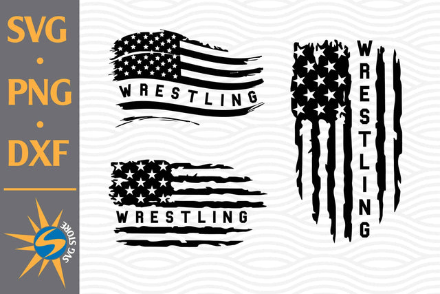 Wrestling US Flag SVG, PNG, DXF Digital Files Include SVG SVGStoreShop 