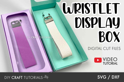 Wristlet Box SVG - Keychain Box SVG SVG DIY Craft Tutorials 