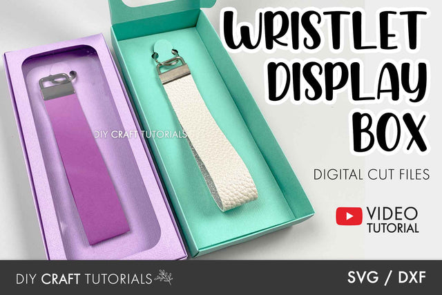 Wristlet Box SVG - Keychain Box SVG SVG DIY Craft Tutorials 