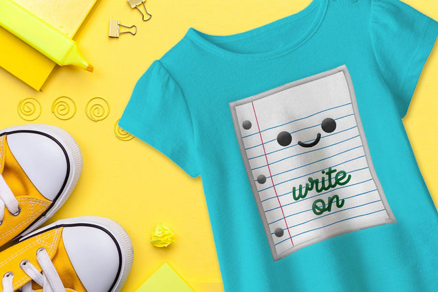 Write On Notebook Paper Applique Embroidery Embroidery/Applique DESIGNS Risa Rocks It 