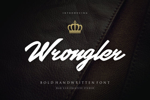 Wrongler Font Hans Co 