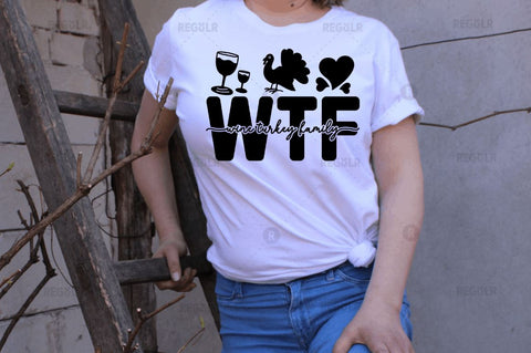 WTF Wine turkey family SVG SVG Regulrcrative 