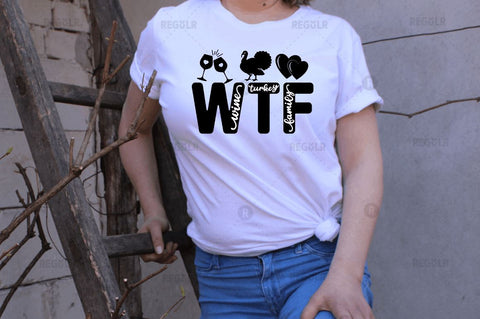 WTF Wine turkey family SVG SVG Regulrcrative 