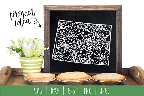 Wyoming Mandala Zentangle SVG SavoringSurprises 