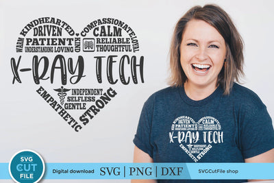 X-ray tech svg, xray technologist svg, Radiologic Technologist svg, Radiology Tech svg, xray tech svg, radiology heart, xray tech gift svg SVG SVG Cut File 