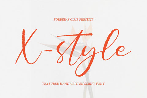 X-Style Font Forberas 
