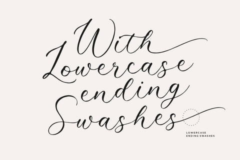 Xandria Beautiful Modern Calligraphy Font Font Balpirick 