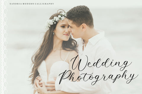 Xandria Beautiful Modern Calligraphy Font Font Balpirick 